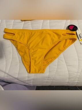 Yellow Women's Bikini Bottom - Classic Low-Rise Swim Brief